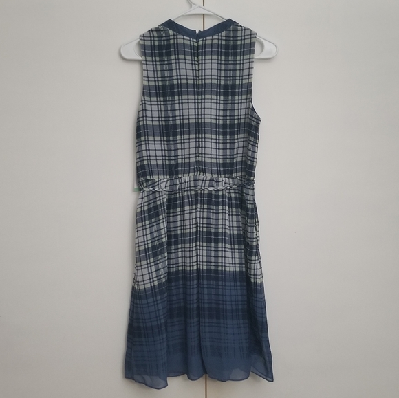 Brand New Julia Jordan Blue Plaid Dress - Picture 4 of 7
